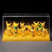 6810pcs set takara tomy pokemon pikachu anime figures mini dolls pikachu collection model action figure toys christmas gifts