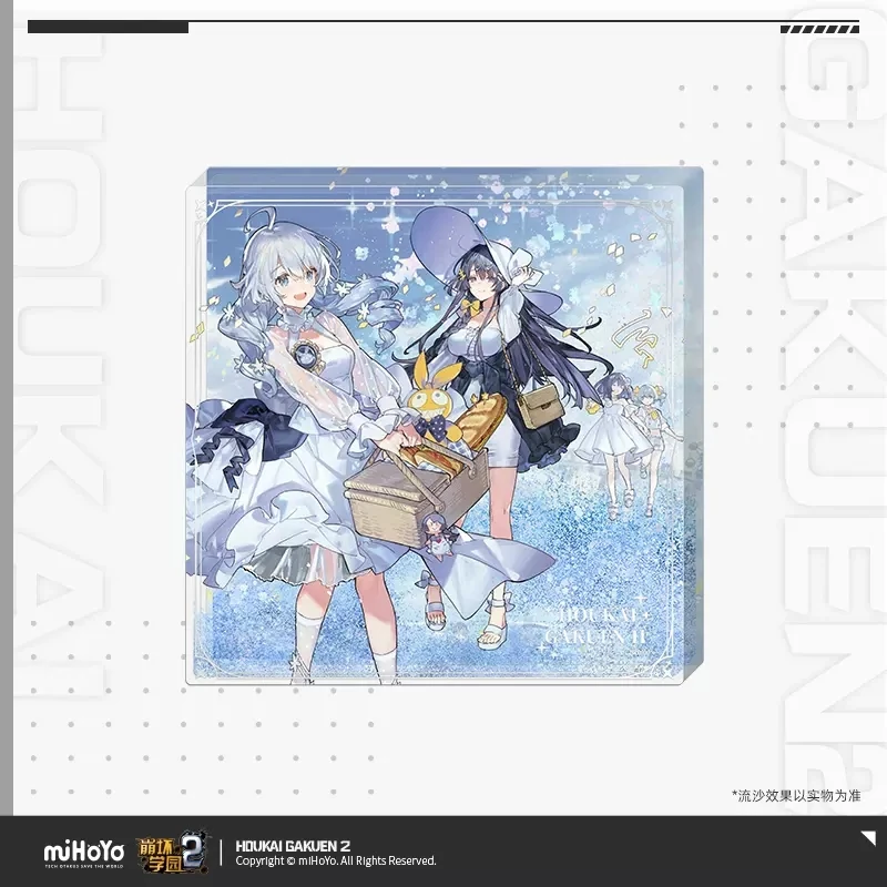 

miHoYo Houkai Gakuen 2 Time Of Clarity Series Of Acrylic Quicksand Ornaments New Decorations Anime And Manga Game Theme Mural