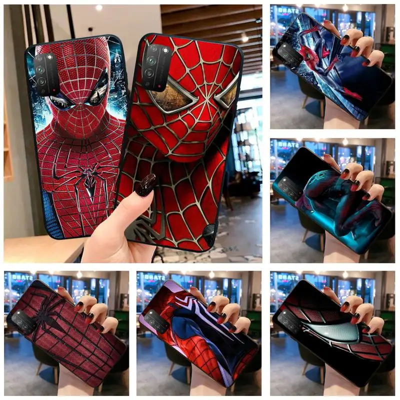 

Marvel Spiderman Phone Case for Huawei Honor 30 20 10 9 8 8x 8c v30 Lite view 7A pro
