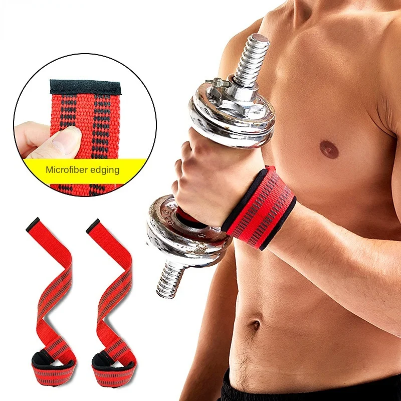 

2Pc Weight Iifting Wrist Straps Fitness Bodybuilding Training Gym Iifting Straps with Non Slip Flex Gel Grip Weightlifting Strap