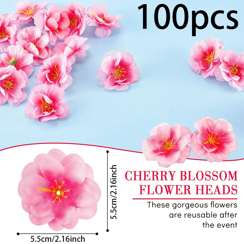 

Искусственные цветки вишни 100 шт.