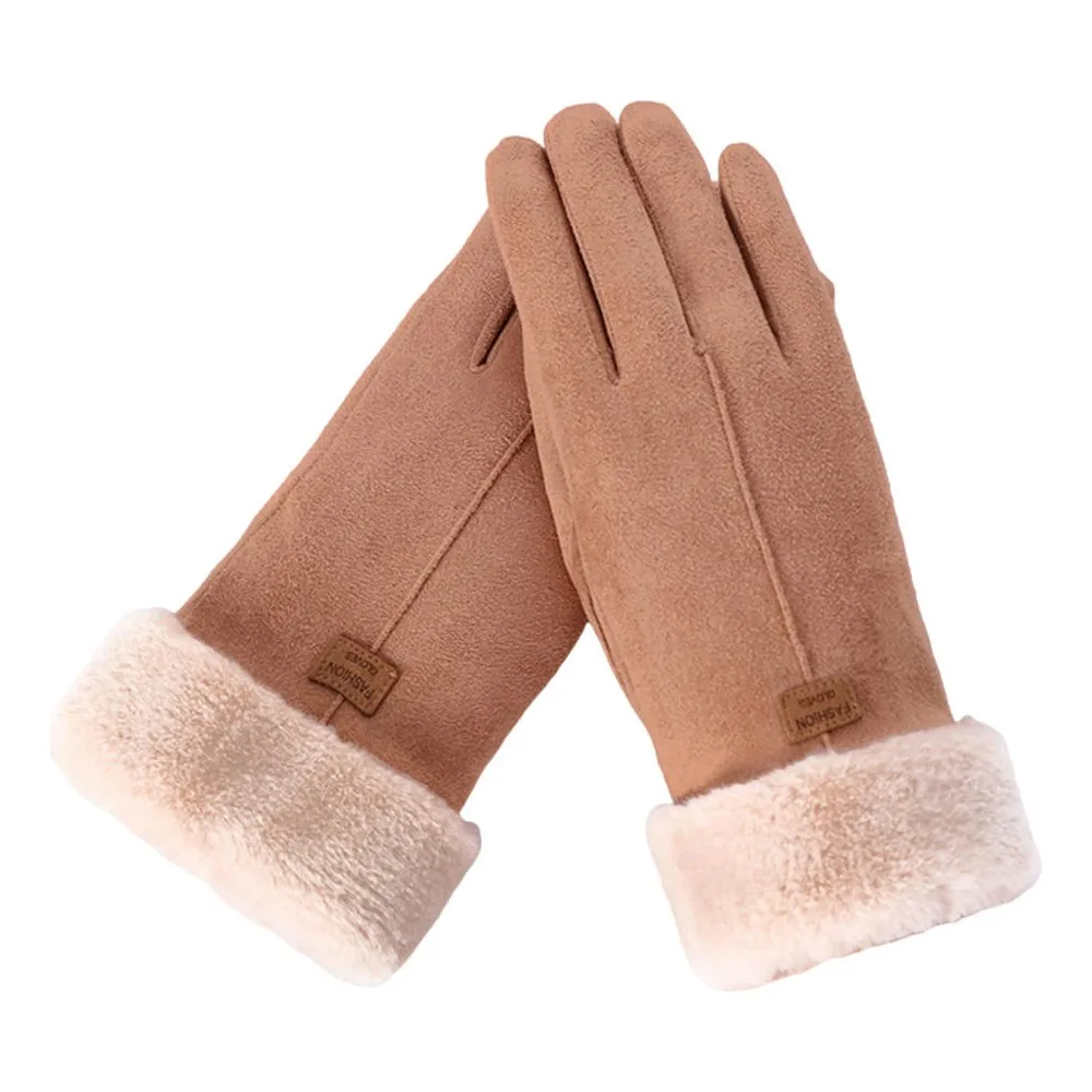 

Женские перчатки Dorlie, варежки с закрытыми пальцами, зимние ветрозащитные перчатки, велосипедные походные красные