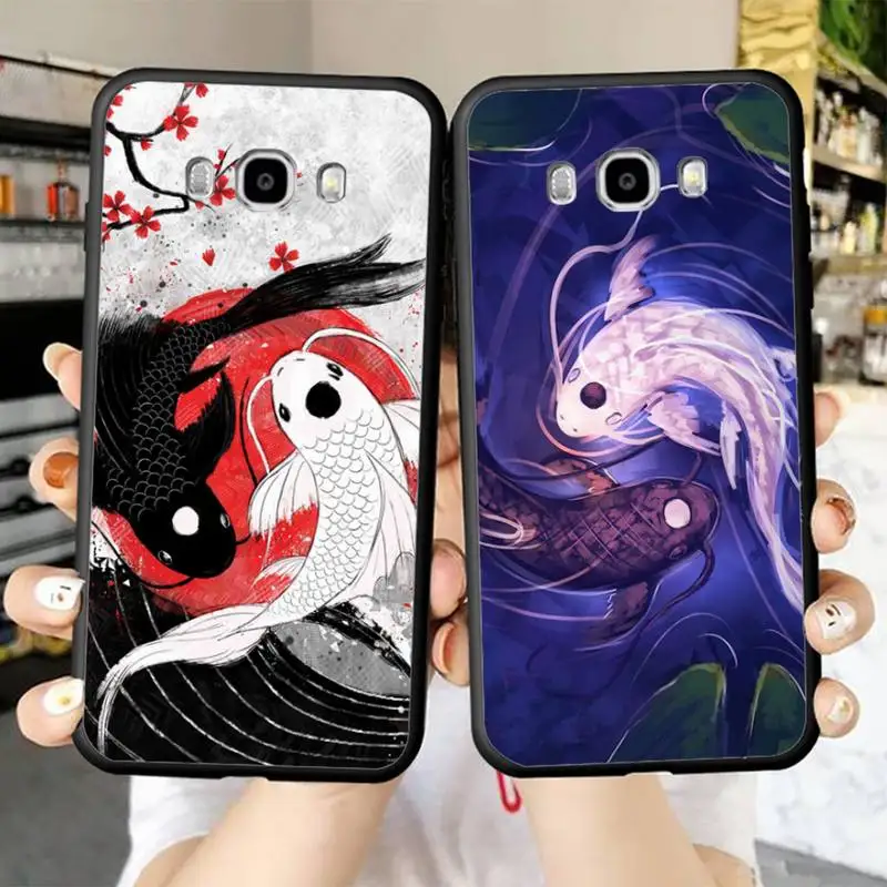 

Koi Carp Fish Phone Case For Samsung Galaxy J4 plus J6 J5 J72016 J7prime cover for J7Core J6plus