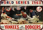 Под заказ Kraze 1963 Мировая Серия бейсбола Dodgers Yankees репродукция металлический жестяной знак 8x12