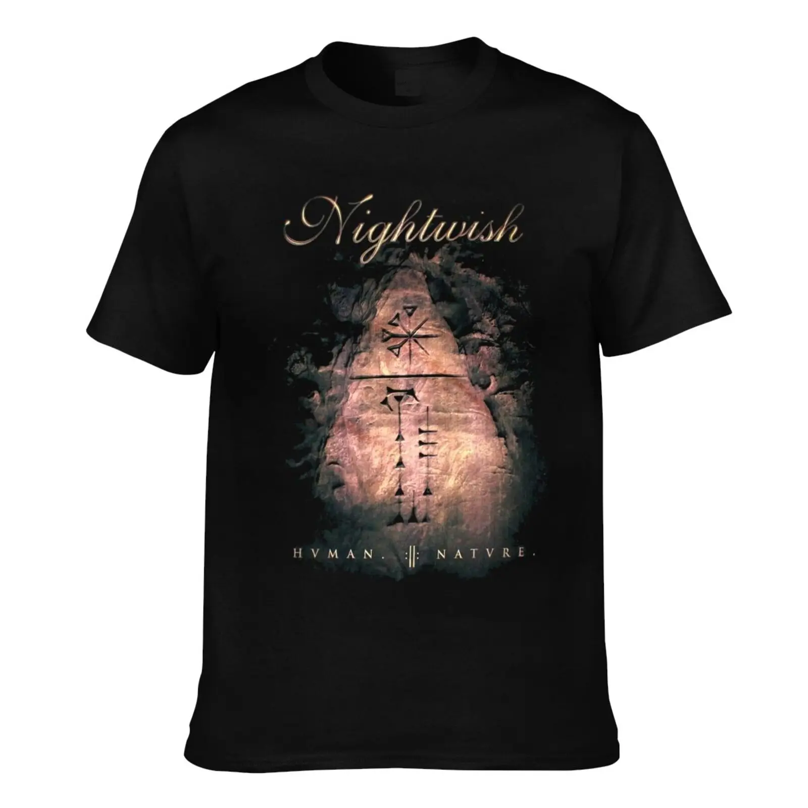 

Футболка Nightwish человеческая симфония Ii, металлическая сила, графические футболки для мужчин, мужская одежда, футболки, мужские футболки