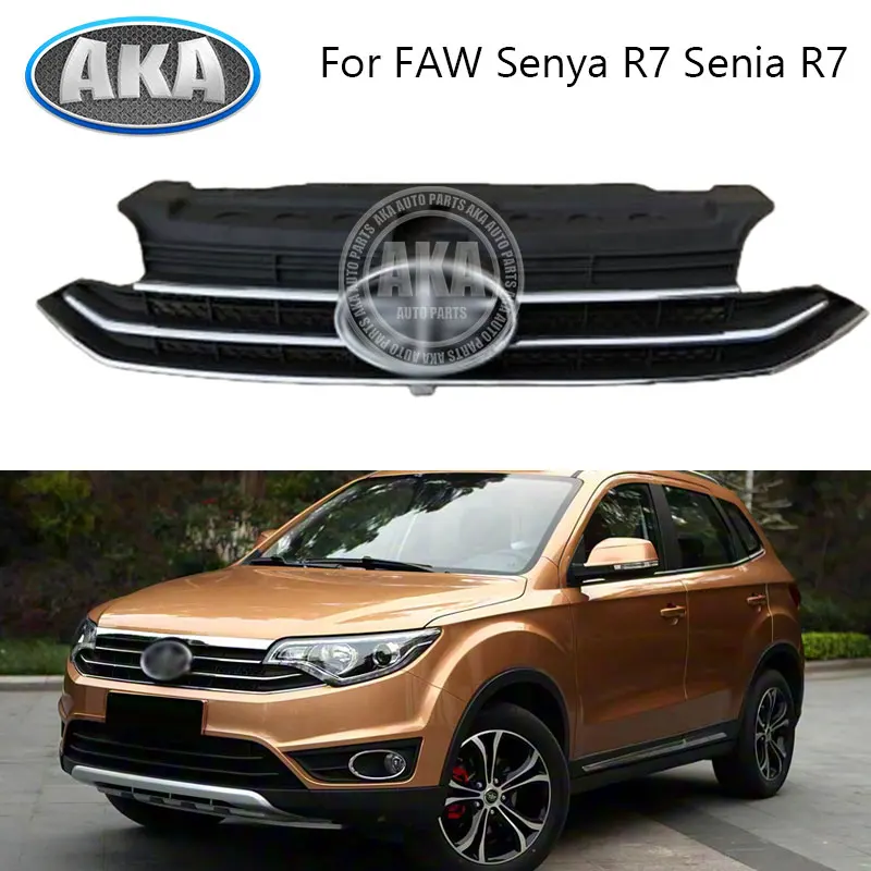 Фото Решетка радиатора переднего бампера для FAW Senya R7 Senia R7 8401010-4V7, маска, решетка радиатора, гоночные грили №1