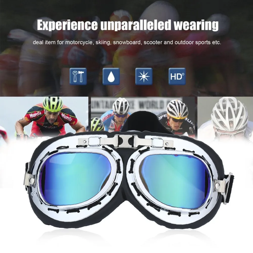 

Motorbike Scooter Biker Glasses Helmet Goggles Foldable Clear Dark lens For CFMOTO CF650NK CF1250 CF1250J CF650J 650nk CF650