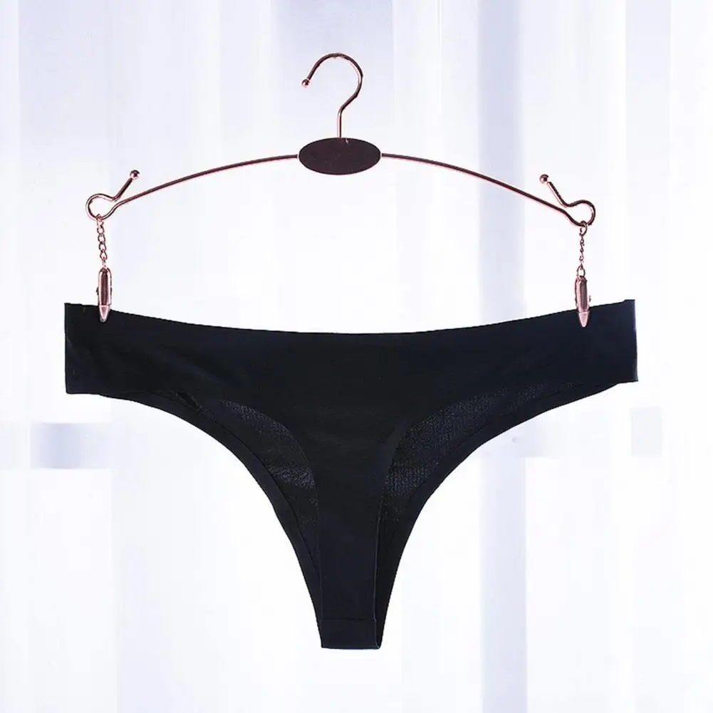 

Trendy Women Panties Low Waist Friendly to Skin Seamless Pure Color Women Underpants Women Underpants Underpants