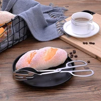 kitchen gadgets food toong tool set heat bread tong stainless steel salad bbq cooking food utensil tongs bead clip