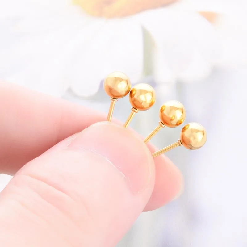 Женские изысканные ювелирные изделия из 14-каратного золота титановые стальные