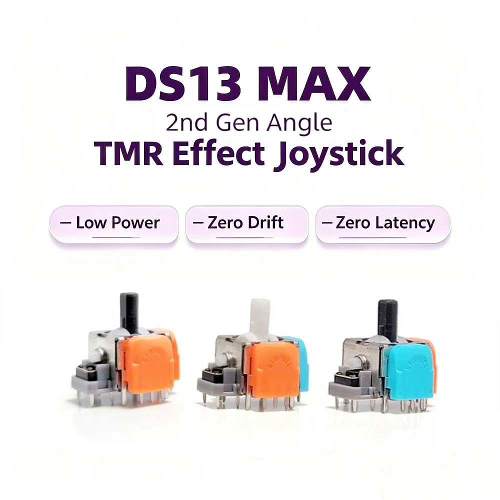 Фото 2/10 шт. электромагнитный джойстик ginFull DS13 MAX Angle TMR для PS5 PS4, 3D аналоговый стик 2-го поколения с магнитным сопротивлением №5