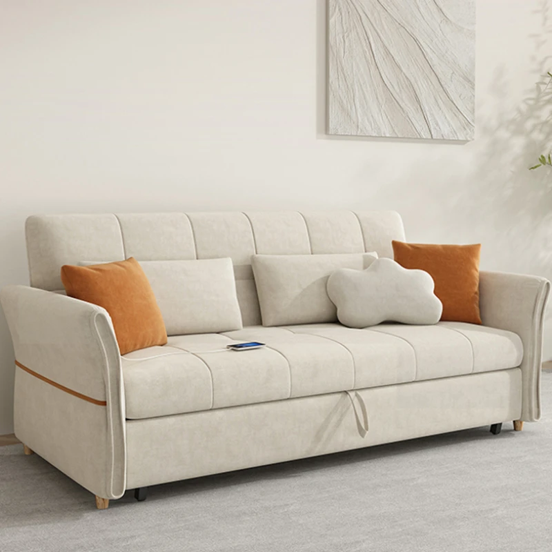 Мягкие простые складные диваны в скандинавском стиле дизайнерская современная