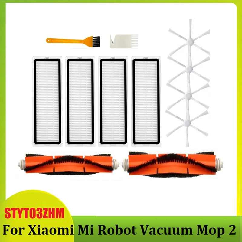 

12PCS Accessories Kit For Xiaomi Mi Vacuum Mop 2 STYTJ03ZHM Robot Vacuum Cleaner Main Side Brush Hepa Filter