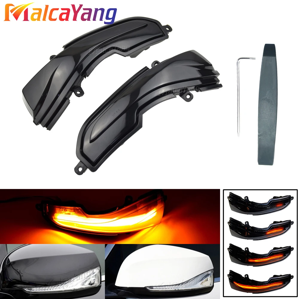 

2Pieces For Infiniti Q30 Q50 Q60 Q70 QX30 QX50 QX60 QX70 Dynamic Turn Signal LED Side Mirror Indicator Blinker Sequential Light