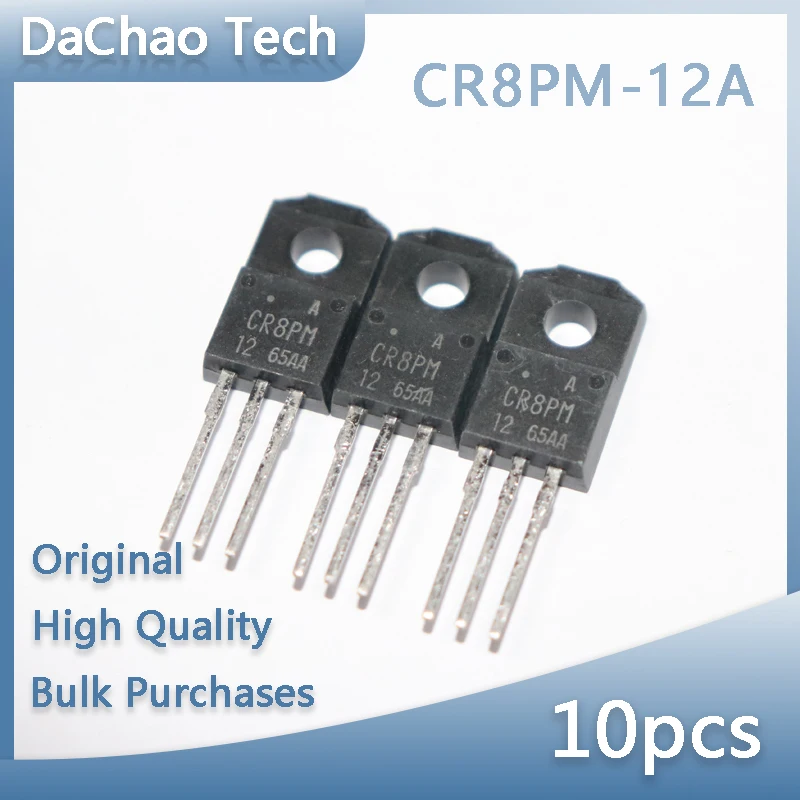 

10pcs CR8PM-12A 600V 8A Renesas Triac TO-220F Original New