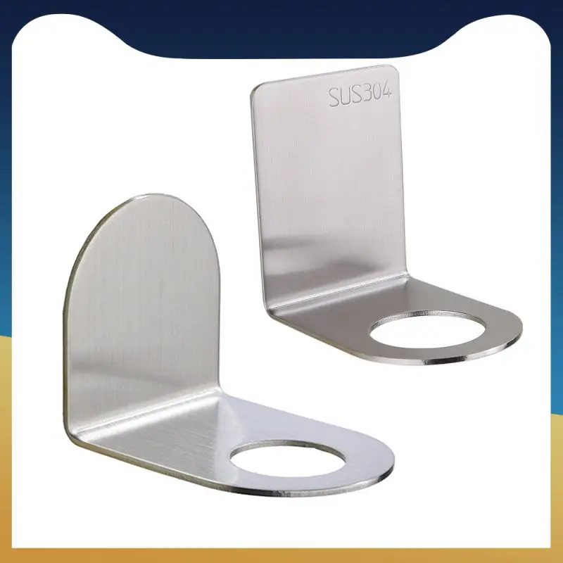 

Stainless Shampoo Holder Free Punching Hand Soap Dispenser Organizer Wall Mounted Shower Bottle Hanger Storage Rack For Bathroom