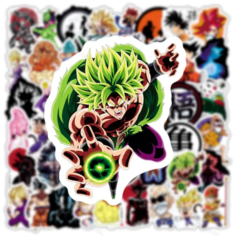 

200pcs Japanese Anime Dragon Ball Stickers Waterproof Skateboard Guitar Suitcase Laptop Decal Graffiti Sticker for Kids Toys