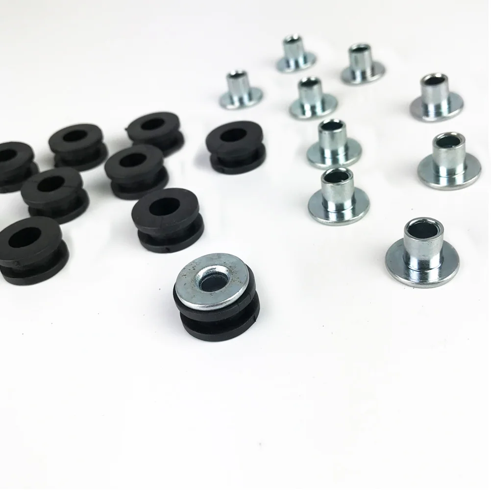 

1 Set Car Plate Rubber Pad Shell Washer Ring Decompression Pad Windshield Rubber Pad Anti Vibration Damper Washer