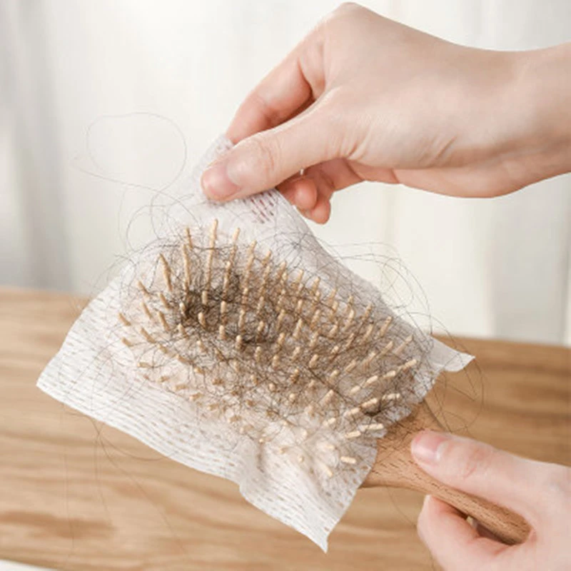 

New comb cleaning brush 50 pieces, built-in tool, new paper cleaning comb