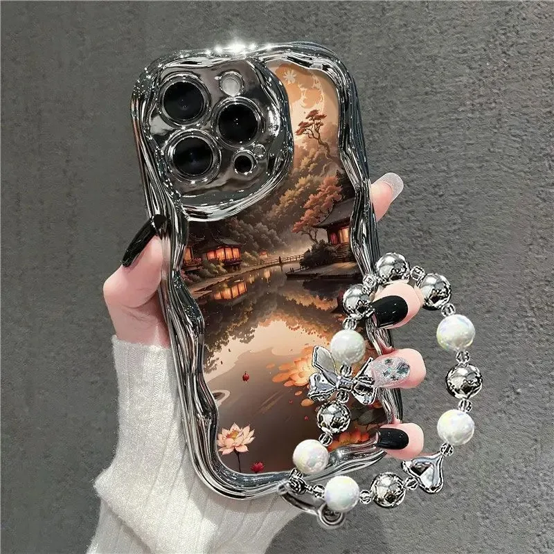 Чехол с рисунком в национальном стиле для телефона Samsung Galaxy S24 S23 Ultra S20 FE S21 Plus A05 J7 J2