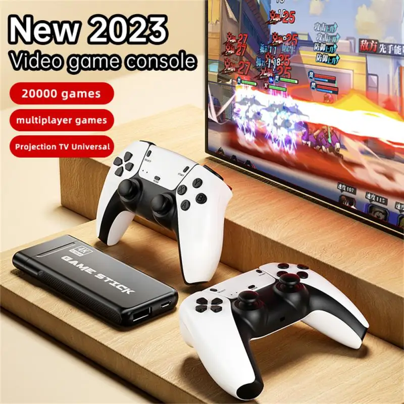 

M8 PRO Game Stick Video Game Console WITH 2.4G Wireless Controller PS1 FC GBA Arcade Games Support 128GB Retro Games