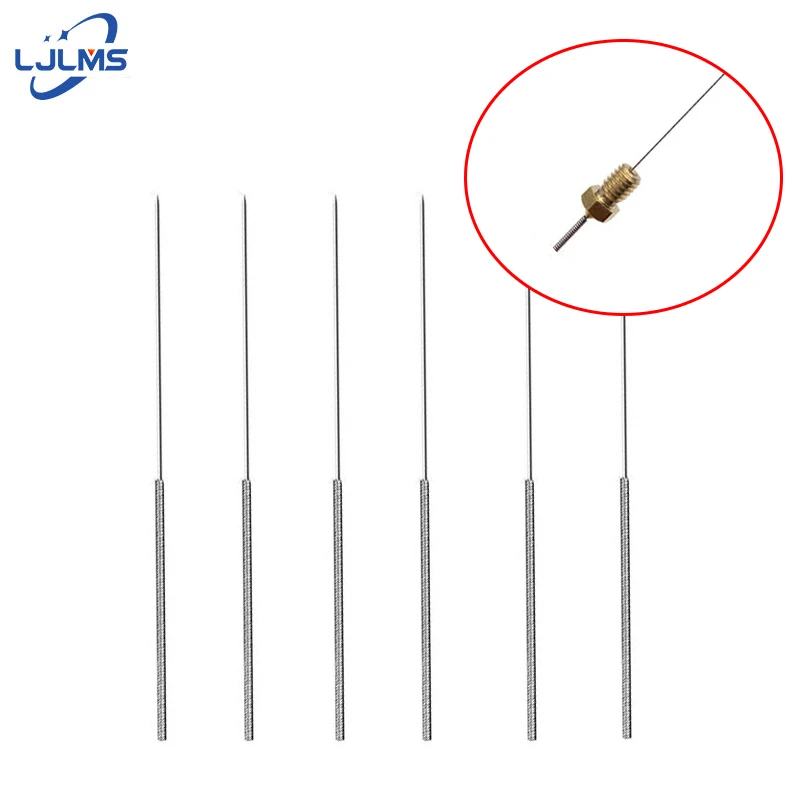 

10pcs 3D Printer stainless steel nozzle cleaning needle drill bit 0.4mm accessories reprap ultimake for CR10 CR-10S Ender 3