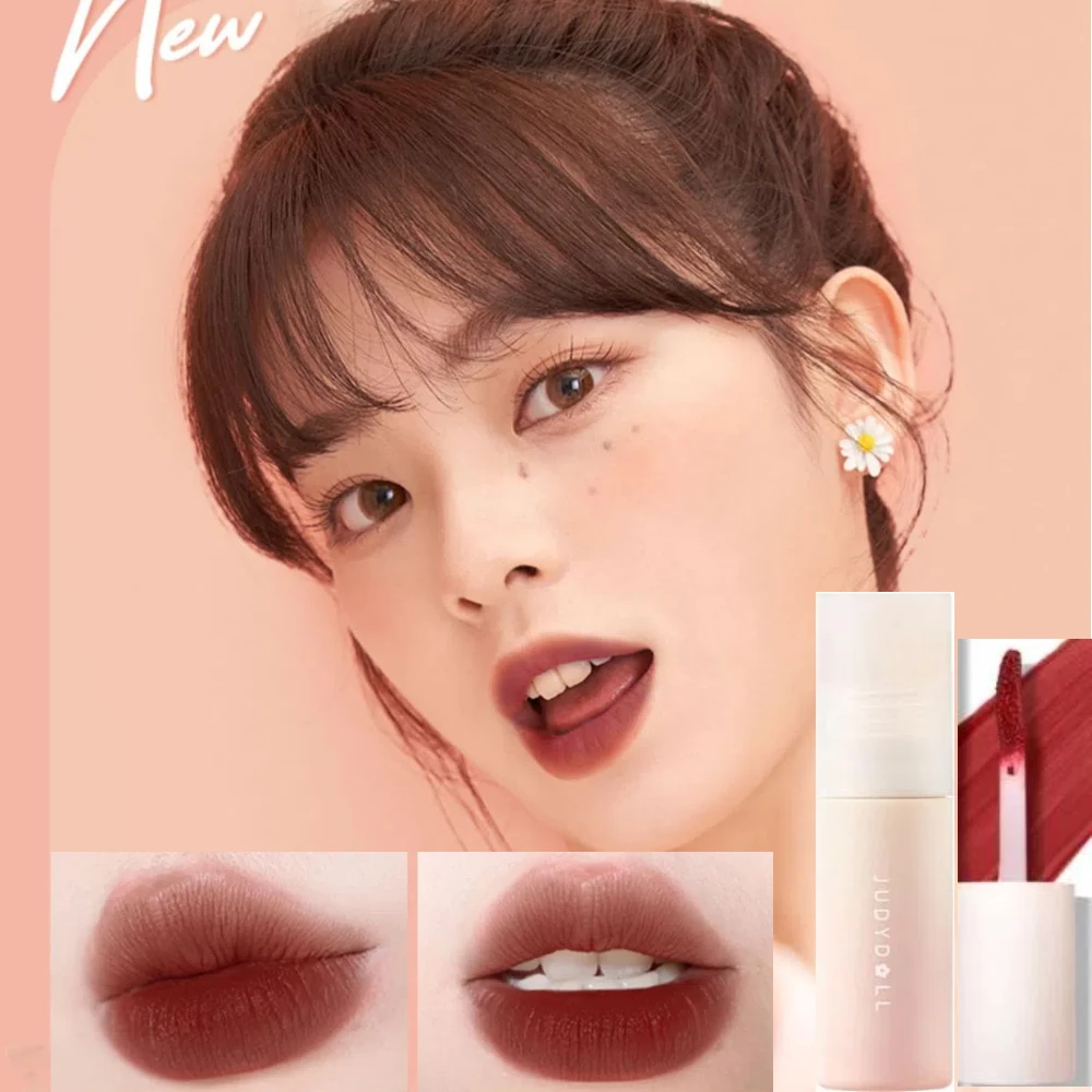 Матовая молочная губная помада Judydoll матовая гладкая шелковистая жидкая