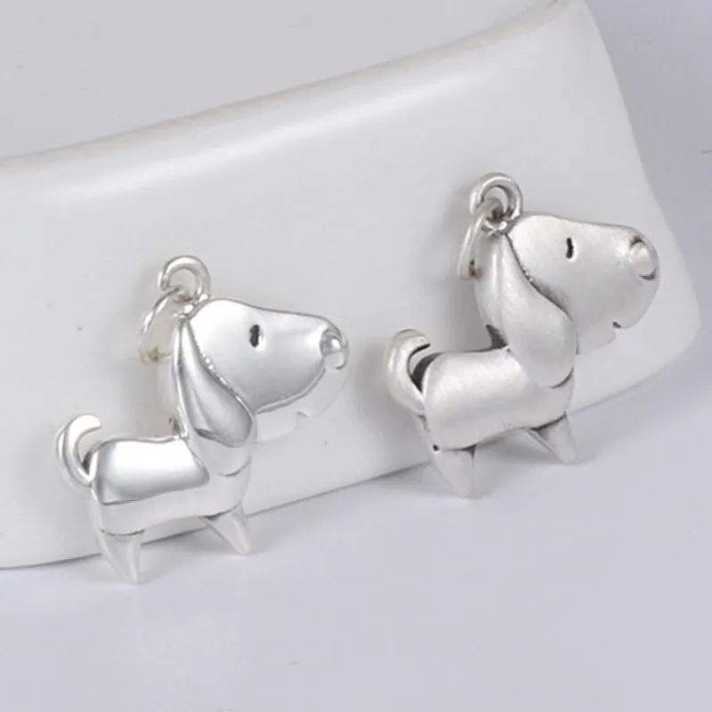 BOCAI новые серебряные украшения S990 талисман Зодиак собака кулон для женщин Прямая