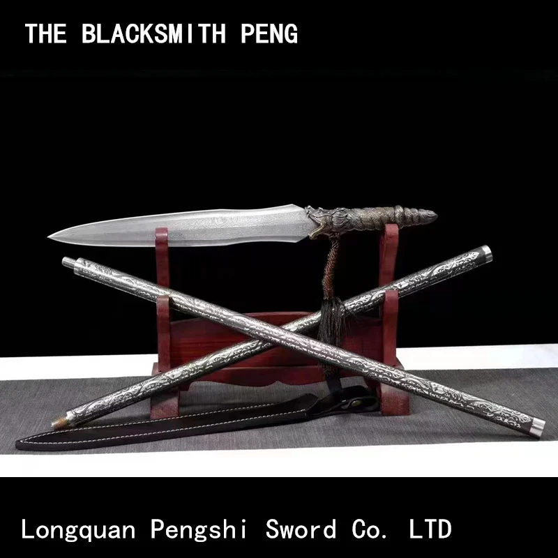 Новинка копье в масштабе дракона/китайские боевые искусства красные