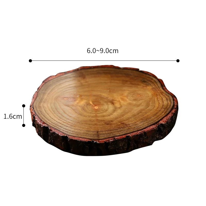 

Деревянный подстаканник круглой формы