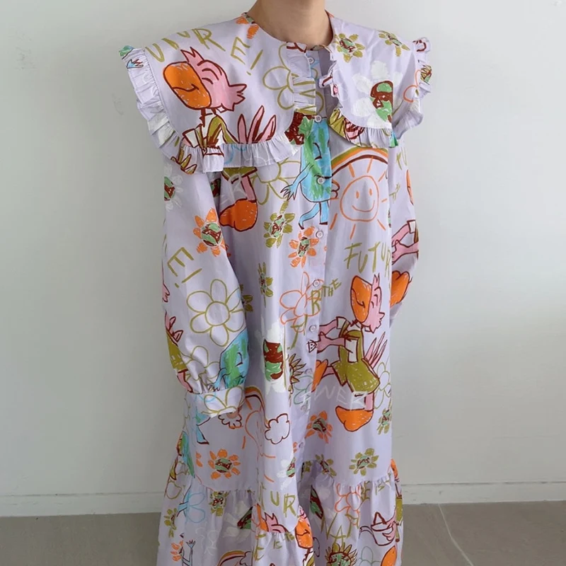 

Korobov 2022 New Spring Women Dress Vintage Puff Sleeve Square Collar Dresses Korean High Waist Velvet Vestidos Femme