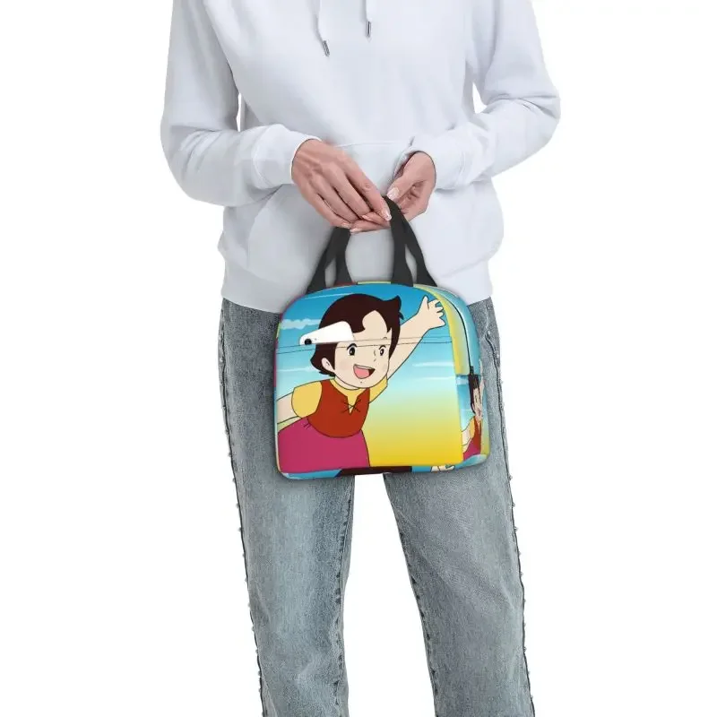 Милые изолированные сумки для обеда Heidi кемпинга путешествий мультфильмов аниме