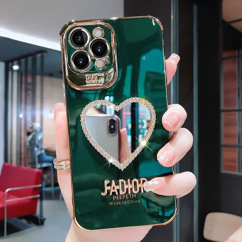 Подходит для iPhone14 романтичное косметическое зеркало женское 13Promax Xsmax Xr 6D