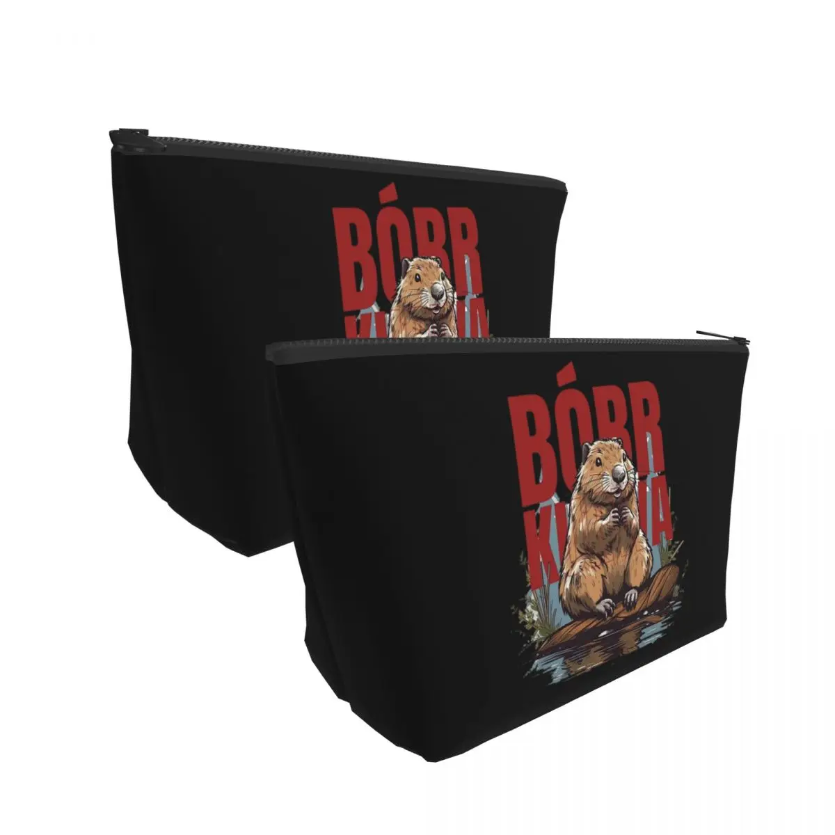Фото Bobr Kua-Bober, Bobr, Beaver Дорожная косметичка Косметичка Портативный органайзер для женщин Женский подарок №3