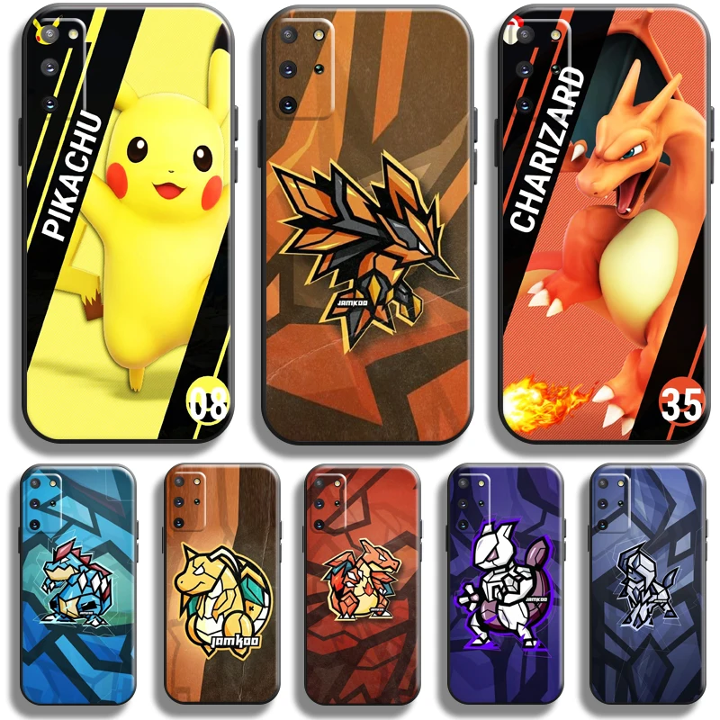 

Japan Pokemon Pikachu For Samsung Galaxy S22 S21 S20 S10 10E S9 S8 Plus Phone Case For Samsung S22 S21 S20 Ultra FE 5G Back