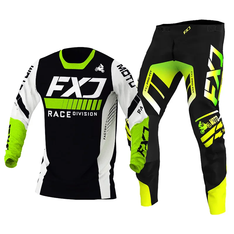 Комплекты штанов из Джерси для мотокросса мужчин и женщин комплект снаряжения