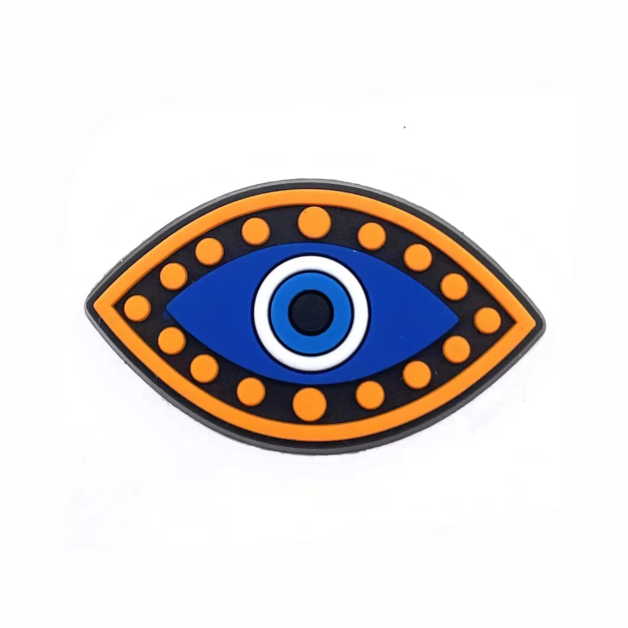 Hot sell 10pcs/set Jibz Evil Eye Shoe Charms Decoration Designed For Croc charms Sandals Garden Shoe Accessories For Kids Gifts