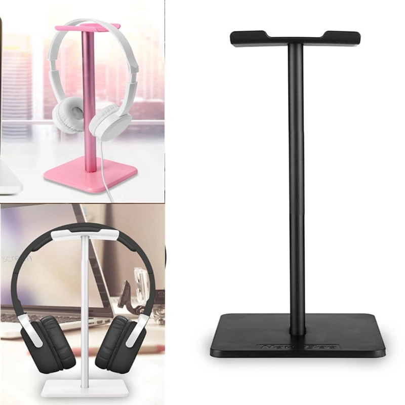 

Alloy Headphone Stand Holder Rack, Support Gamer Headset Stand, Aluminum Black Bluetooth Earphone Hanger, PC Gaming Accessories