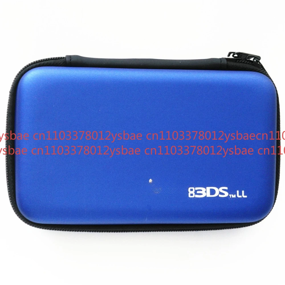 Фото Синий жесткий защитный чехол для переноски Nintendo New 3DS XL/3DS LL №1