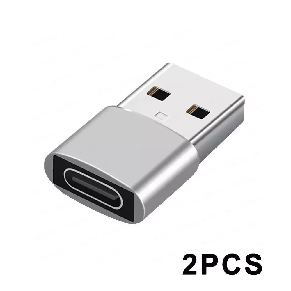 

2PCS Charger Adapter For iPhone 13 Pro Max 13Pro 13 USB Type-C Adapter Type C USB-C Converter For iPhone 12 Laptop Type C Cables