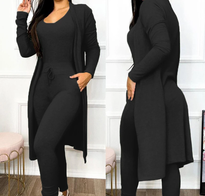 Осенний комплект из двух предметов женская одежда 2023 сексуальный однотонный