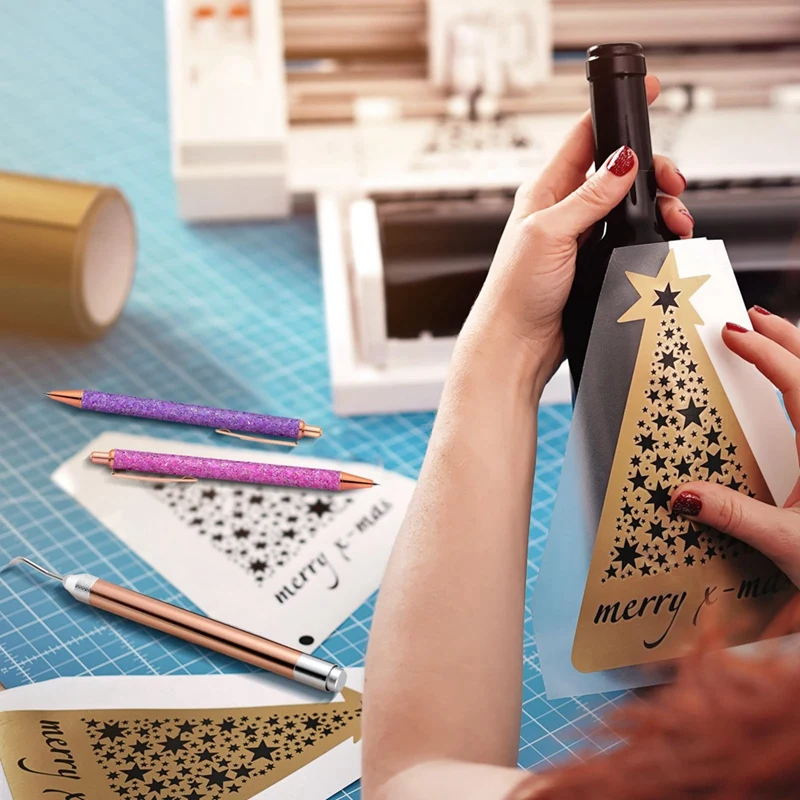 10 шт. виниловая ручка для выжимания искусственный винил 5 головок ручки 2