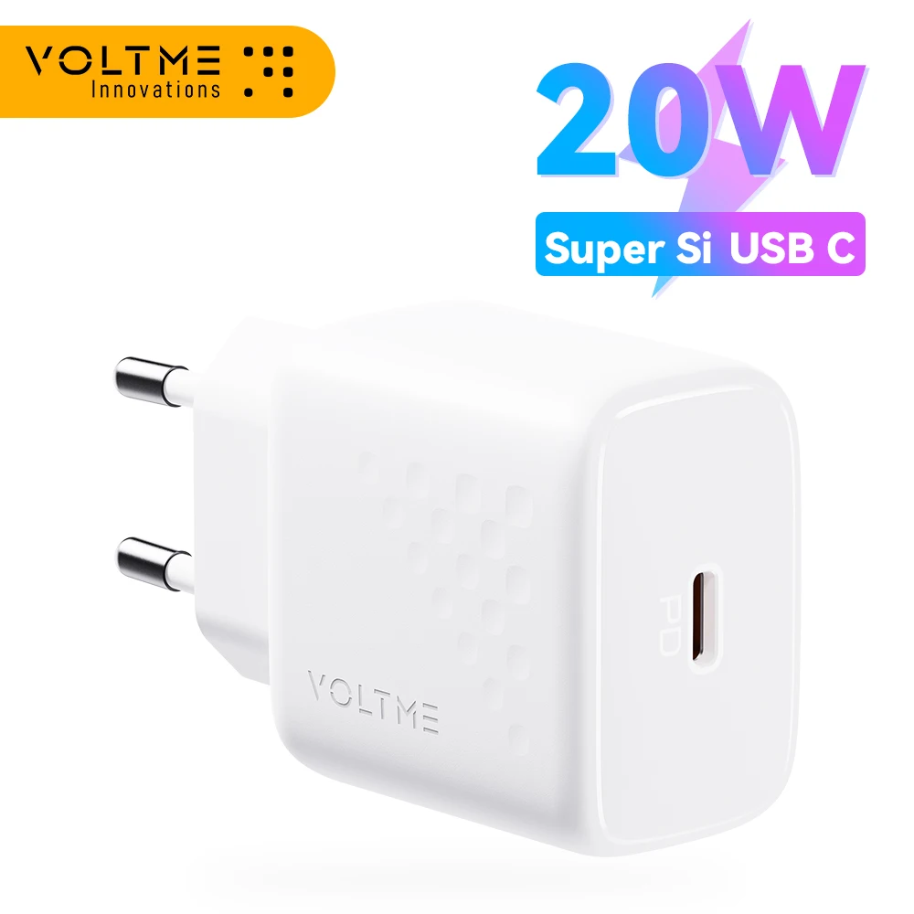 

VOLTME 20W USB Charger PD Charger Fast Charging For iPhone 13 12 Type C Quick Charge 4.0 PPS FCP AFC For Airpods Xiaomi 12 pro