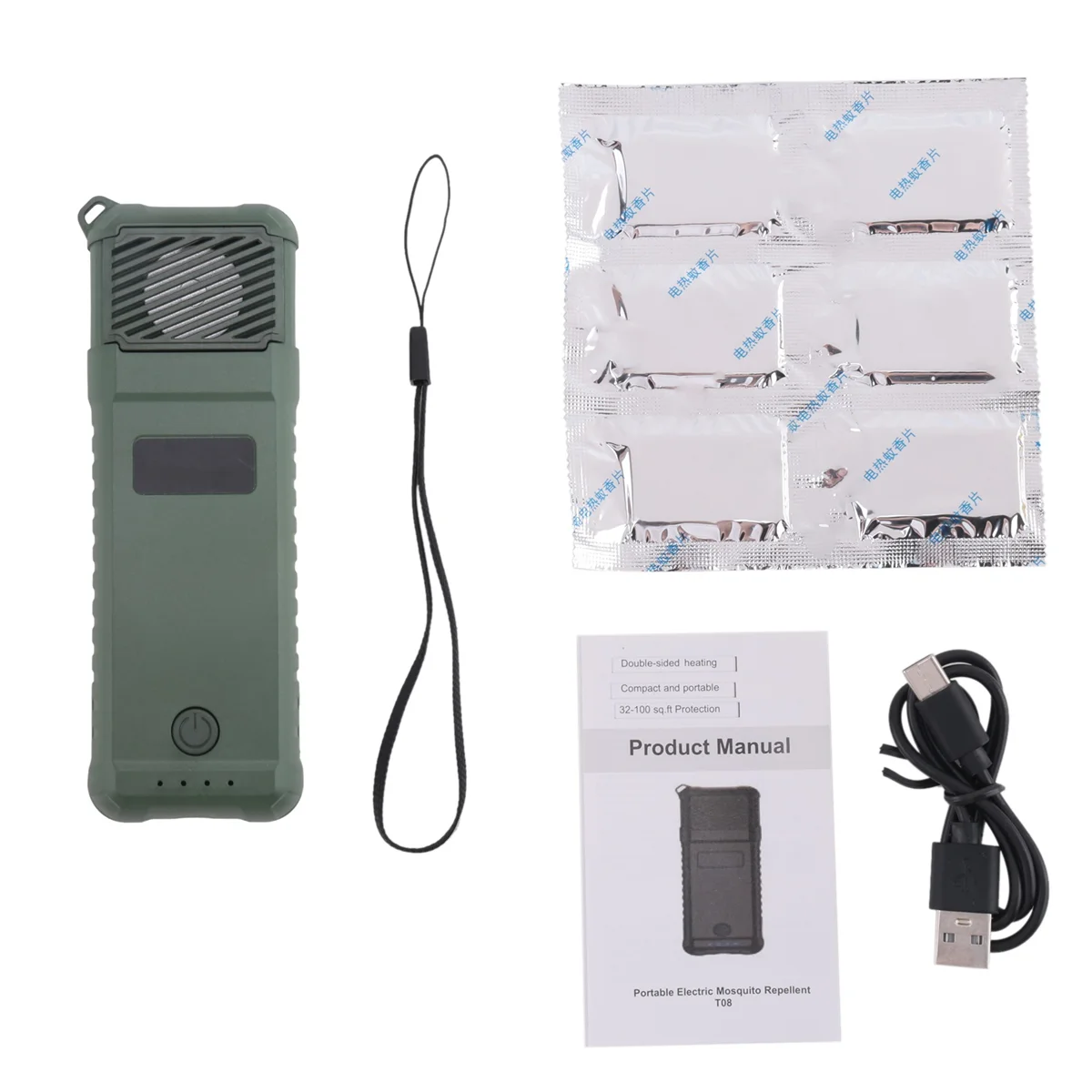 1 шт. портативный фумигатор-репеллент от комаров