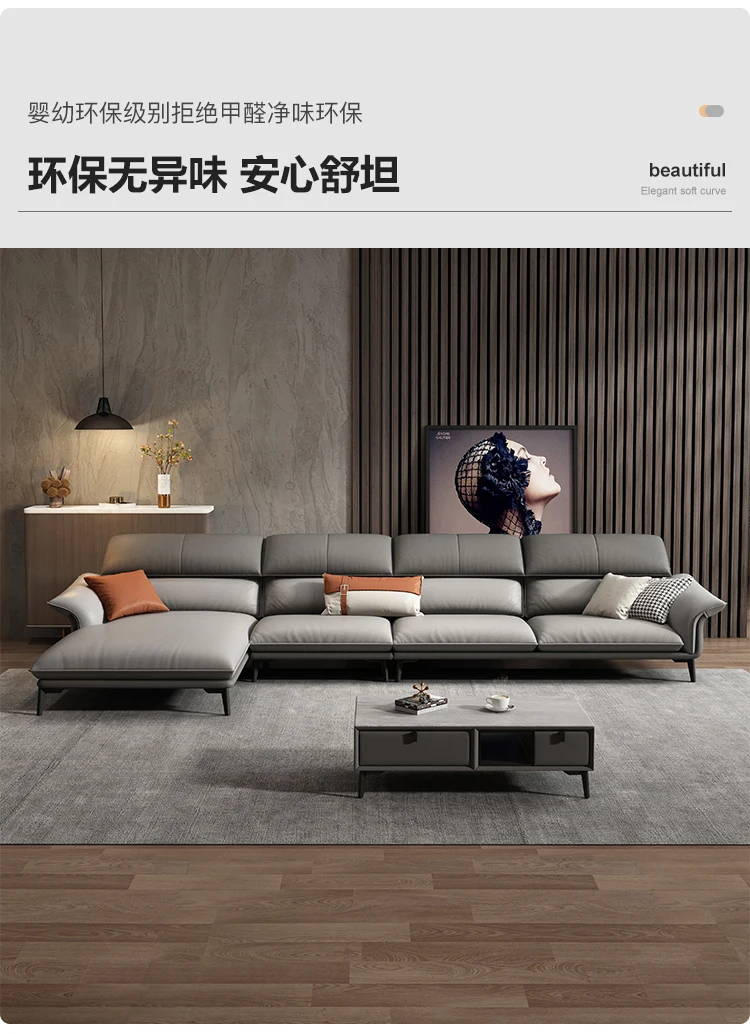 

Тканевый диван Lanbo Technology, современный простой комбинированный диван для маленькой квартиры, гостиной, скандинавский угловой тканевый диван Guifei