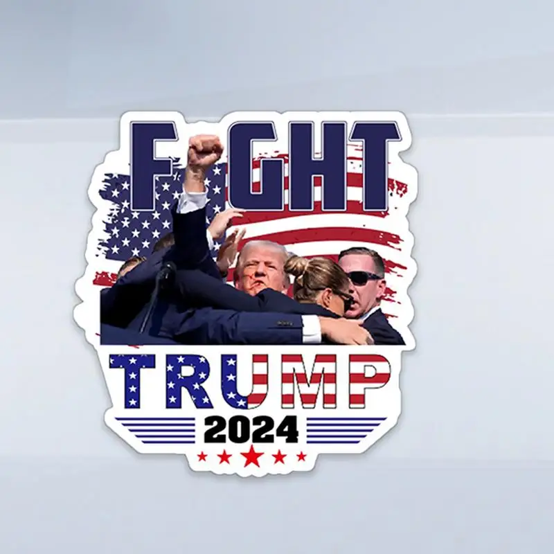 Наклейки Fight 2024 наклейка на президентские выборы 5 шт. выбор года для ноутбука