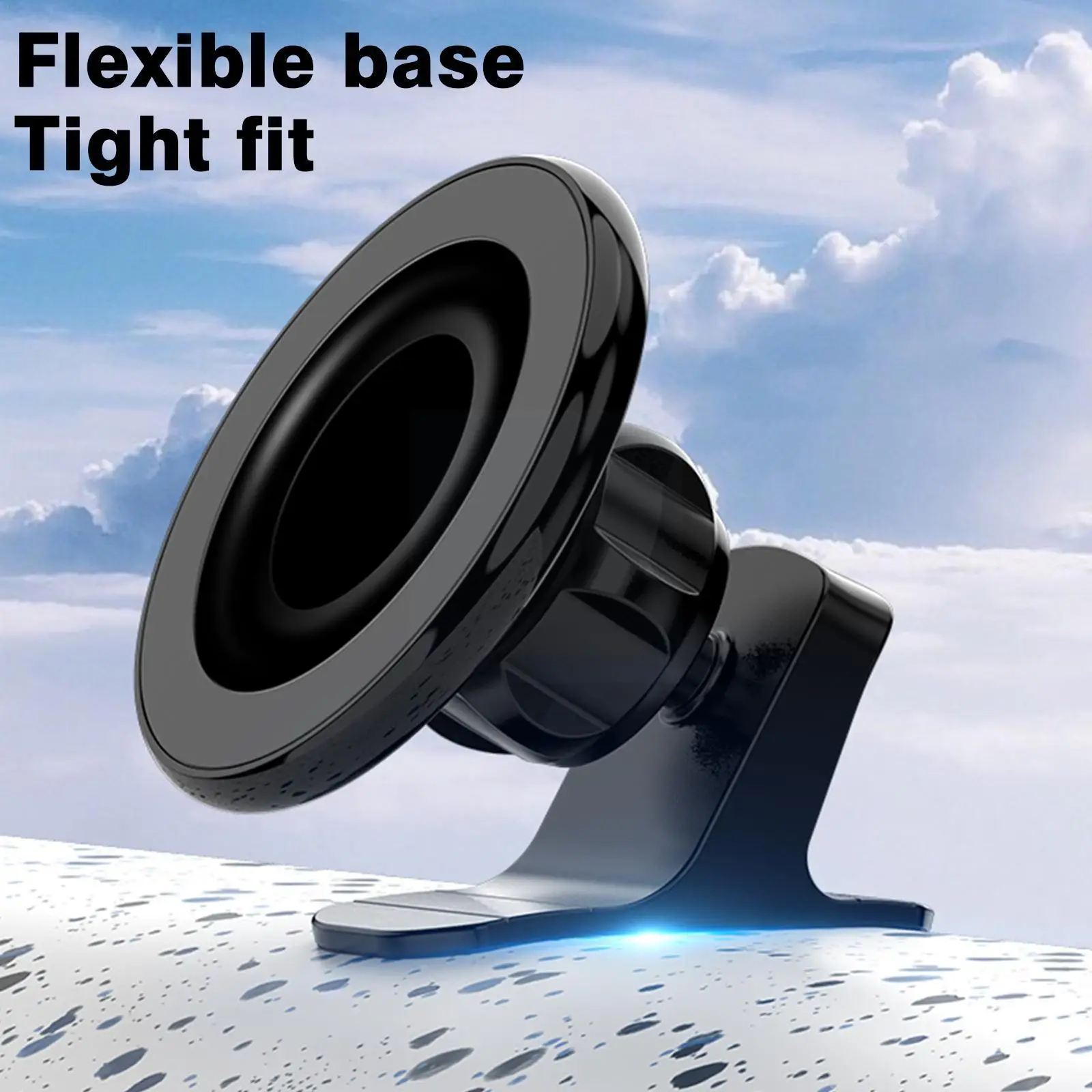 

Magnetic Car Phone Holder Magnet Mount Mobile Cell Phone Stand Gps Support 360°rotation For X0v8