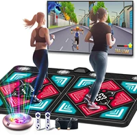 dance mat game for tv pc motion sensing game family sport with wireless handle controller for adult kids non slip yoga pad