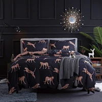 lovinsunshine duvet cover king size queen size comforter sets leopard printing bedding set ab196
