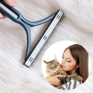 Imported Silicone Double Sided Pet Hair Remover Lint Remover Clean Tool Shaver Sweater Cleaner Fabric Shaver 
